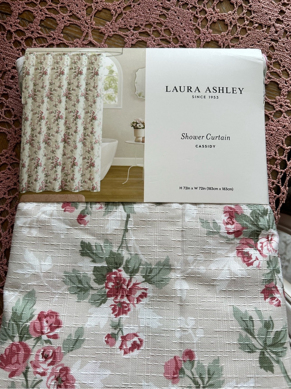 New in packaging Laura AshleyCassidy shower curtain